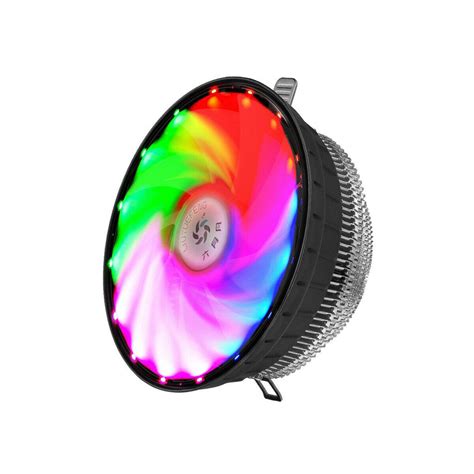 Rgb LED Cpu Cooler Ventilador Dissipador De Calor Para 1156 1155 1151