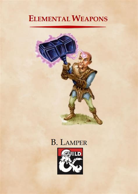 Elemental Weapons - Dungeon Masters Guild | Dungeon Masters Guild