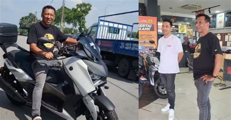 Zizan Beri Kejutan Hadiah Abang Yamaha Xmax Motoqar