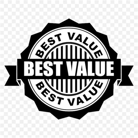 Premium Vector | The best value logo - best value logo, hd png download