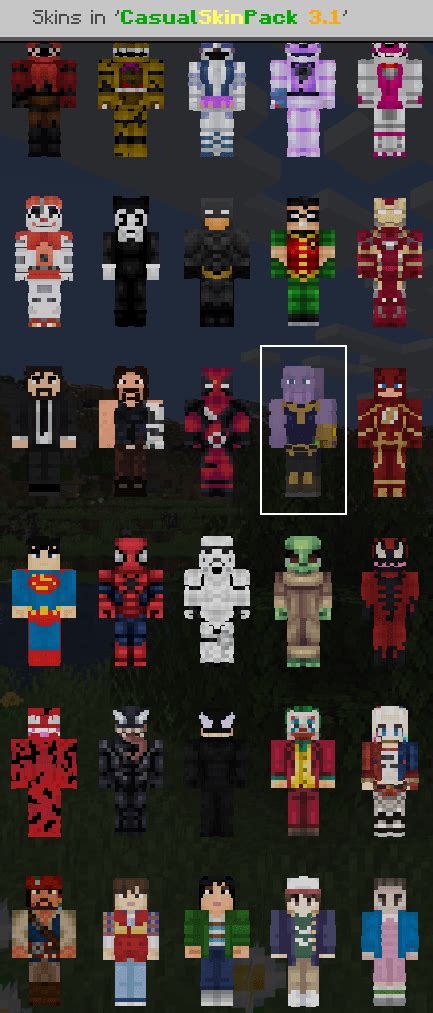 Minecraft skin pack 1 download - packspasa