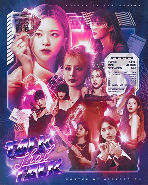 TWICE 'TALK THAT TALK' MV POSTER | Behance