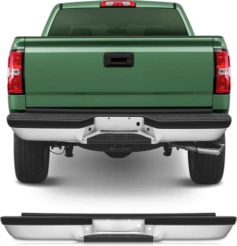 Amazon Scitoo Steel Chrome Rear Step Bumper Replacement For