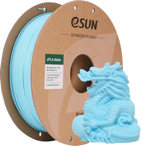 ESUN Upgraded Matte PLA Filament 1 75mm Matte PLA 3D Printer Filament