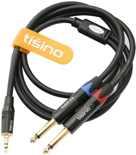 Tisino To Stereo Cable Inch Trs Stereo To Dual