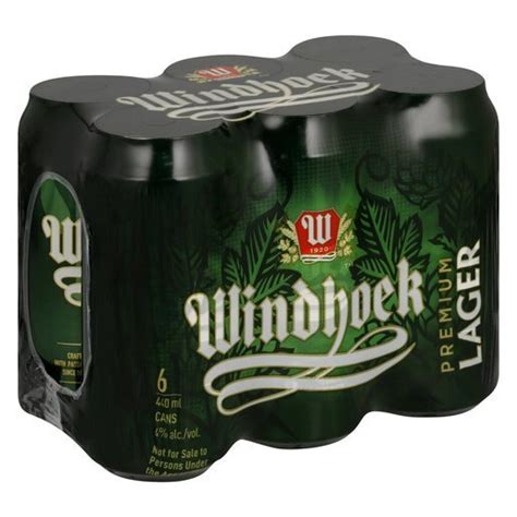 Windhoek Lager Cans 440ml X 6 Offer At Pick N Pay Liquor