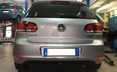 Gancio Traino Estraibile Brink Ellebi Montato Su Volkswagen Golf