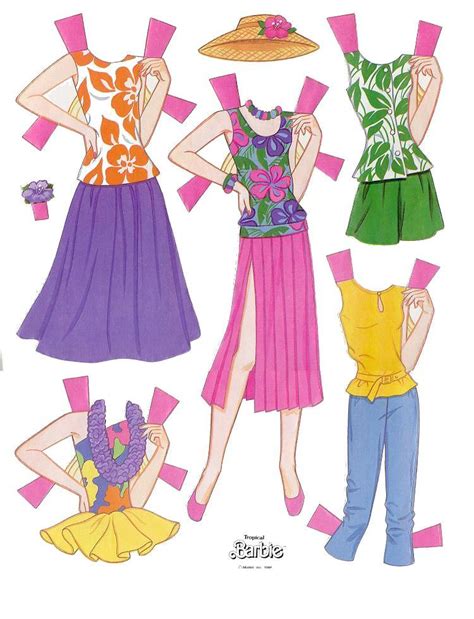 Barbie Paper Dolls Printable