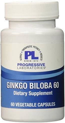 Amazon Progressive Labs Ginkgo Biloba Supplement Count