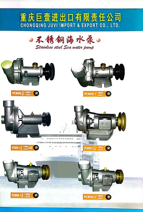 Marine Cr Stainless Steel Sea Water Pump Motor Driven Pulley