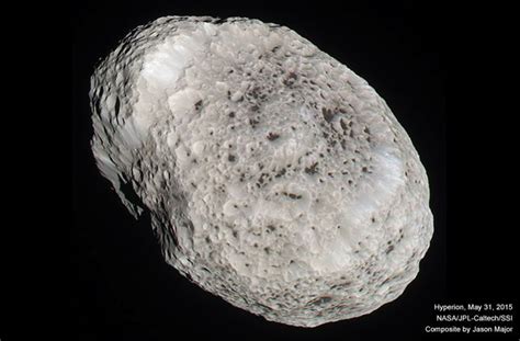 Cassini Gets Final, Stunning View of Saturn's Moon Hyperion | Space