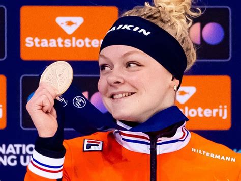 Een Kans Meteen Raak Xandra Velzeboer Wint EK Goud Op 1 500 Meter