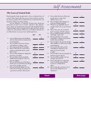 The Locus of Control Scale.pdf - Self Assessment The Locus of Control ...