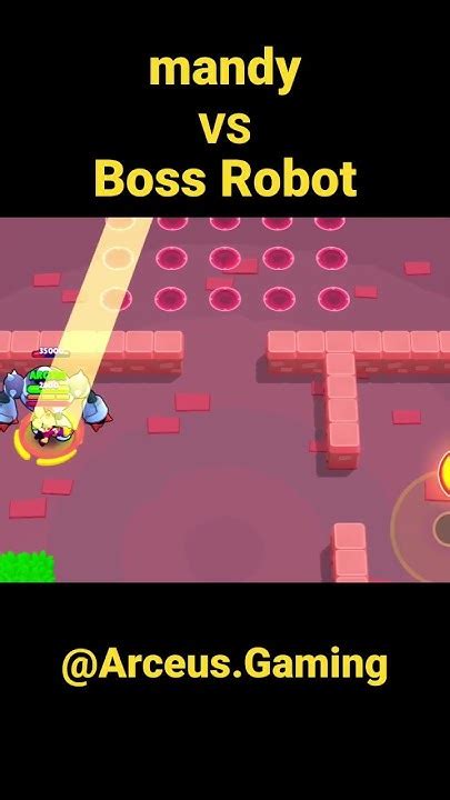 Mandy Vs Boss Robot Brawlstars Mandy Youtube