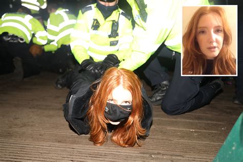 Woman Pictured Being Arrested At Sarah Everard Vigil Says 50 Cops