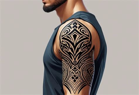 Tatuagem No Braço Masculino Tribal - Tatuagem tribal no braço masculino: ideias estilosas e...