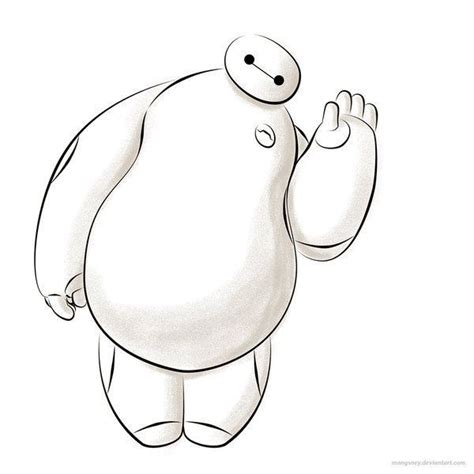Pin By Juzo 🕊 On Big Hero 6 Disney Character Drawings Baymax Drawing
