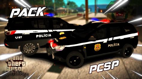 GTA SA Pack de Viaturas e Skins da Polícia Civil de São Paulo para PC