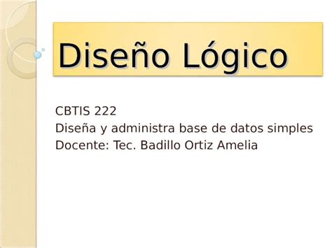 PPT Diseño Lógico DOKUMEN TIPS