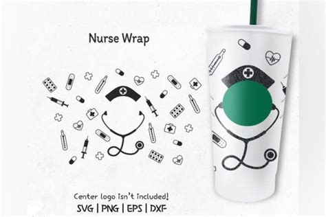 Coffee Nurse Venti Cold Cup 24 Oz Graphic By Sunf10werDesigns