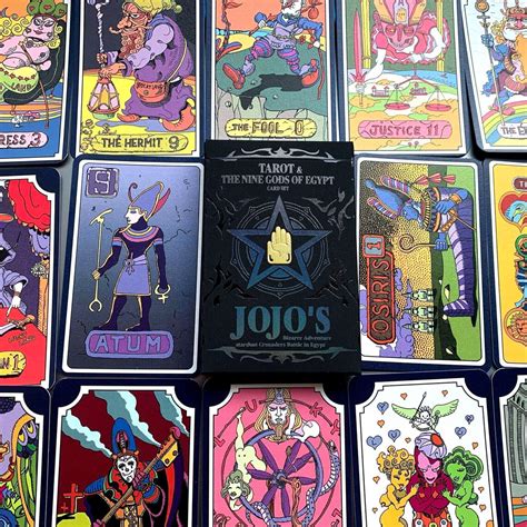 Jojos Bizarre Adventure Tarot Karten 31 Stk Set Etsy