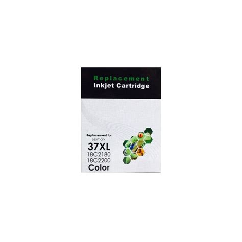 Lexmark 37XL 18C2180 Tri Color ADS18C2180 Cad Toner Inc Ink And