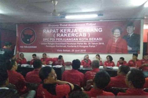 Pdip Bekasi Tetap Dukung Megawati Jadi Ketua Umum Antara News