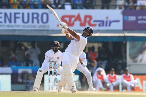 Ind Vs Sl 2022 1st Test Day 1 Rishabh Pant Shines With 96 As India