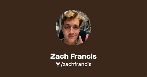 Zach Francis Instagram Tiktok Linktree