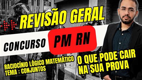 Revis O Geral Para Pm Rn Conjuntos Racioc Nio L Gico Matem Tico