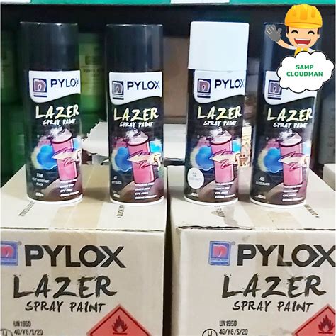 Nippon Pylox Lazer Spray Paint Black White Gloss Matte Black Or Hi