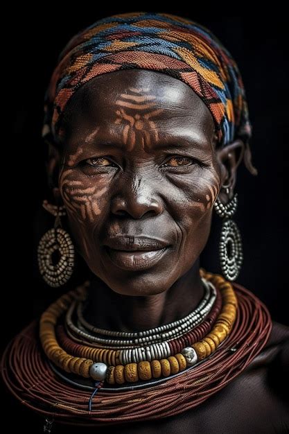 Premium Photo African Tribes Intimate And Powerful Portraits