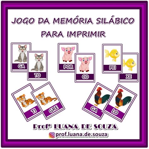 Jogo Da Mem Ria Sil Bico Dos Animais Educa Market