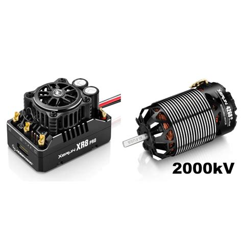 Combo Hobbywing XR8 PRO G3 200A ESC 2000KV Xerun G3 Motor