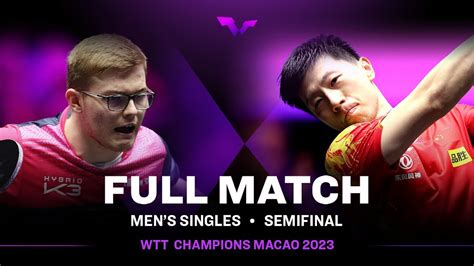 FULL MATCH MA Long Vs Alexis LEBRUN MS SF WTTMacao 2023 YouTube