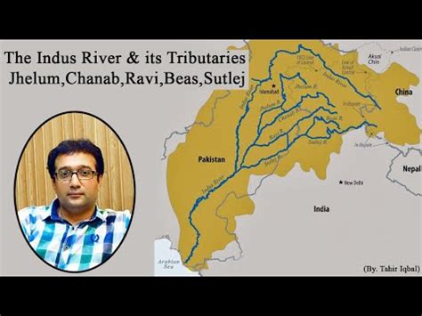 The Indus River Its Tributaries Jhelum Chenab Ravi Beas Sutlej