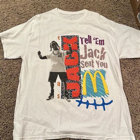 Travis Scott Mcdonalds Tee Never Been Worn Depop