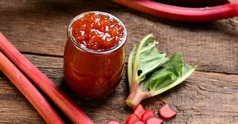 Recette Facile De Confiture De Rhubarbe