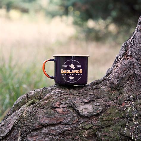 Badlands Enamel Camping Mug U S National Parks Emalco Enamelware