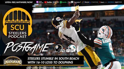 Steelers Stumble In South Beach With 16 10 Loss To Dolphins Steel