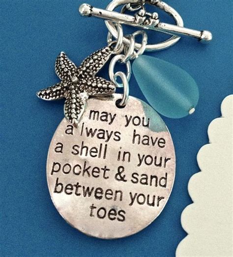 Hand Stamped Beach Quote Necklaces The Work Of 6 Artisans Metal