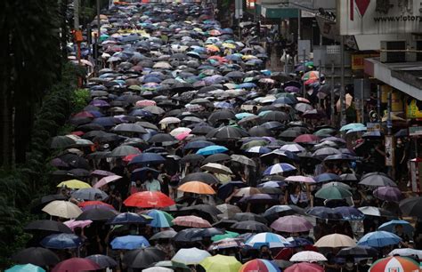 抗議禁蒙面法 港人上街頭怒吼 中華日報中華新聞雲