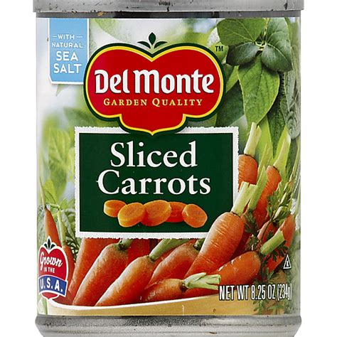 Del Monte Sliced Carrots Canned Vegetables Foodtown