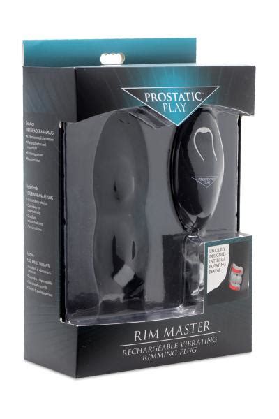 Rim Master Rechargeable Vibrating Silicone Anal Plug Bdsmkink Toyshop