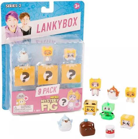 Lankybox Series 2 Micro Mystery Fig 9 Pack Bonkers Toy Co Toywiz