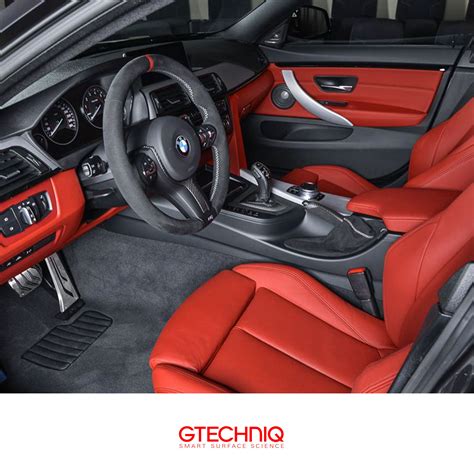 A Black Bmw With A Red Interior: A Luxurious Statement Piece - Interior ...