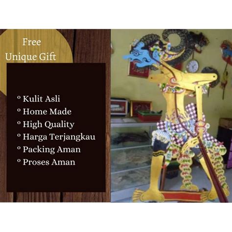 Jual Wayang Kulit Antasena Ontoseno Kualitas Sedang Indonesia Shopee