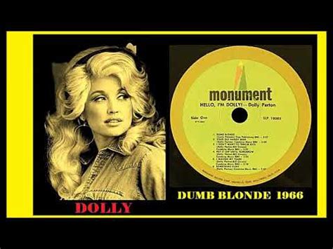 Dolly Parton Dumb Blonde Vinyl YouTube