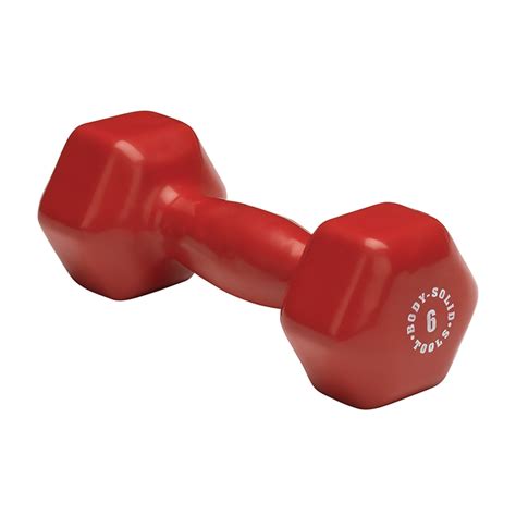 Body Solid 6 Lb Vinyl Dumbbell