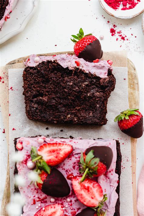 Chocolate Strawberry Banana Bread Vegan Gf Nourishing Amy